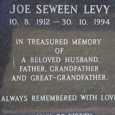 LEVY Joe Seween 1912-1994