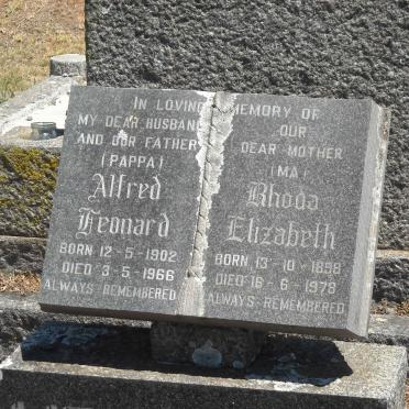 LITTLEFORD Alfred Leonard 1902-1966 &amp; Rhoda Elizabeth 1898-1978
