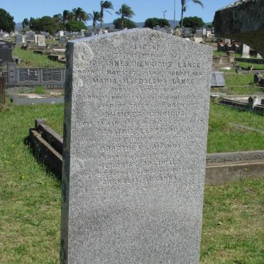 LANGE Johannes Henricus 1787-1862 &amp; Maria Magdalena RAUTENBACH 1792-1873 :: LANGE Johannes Henricus 1914-1949