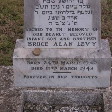 LEVY Bruce Alan -1942-1943
