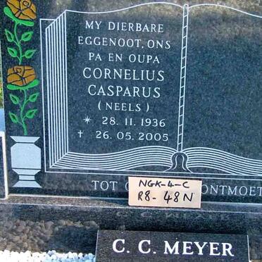 MEYER Cornelius Casparus  1936-2005