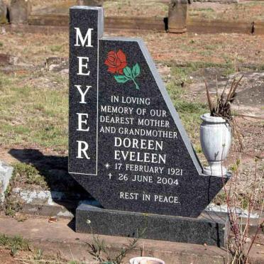 MEYER Doreen Eveleen 1921-2004