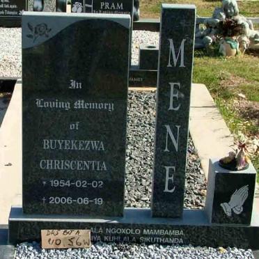 MENE Buyekezwa Chriscentia 1954-2006