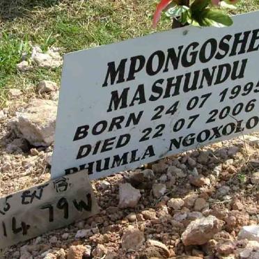 MPONGOSHE Mashundu 1995-2006