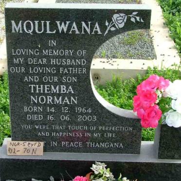 MQULWANA Themba Norman 1964-2003