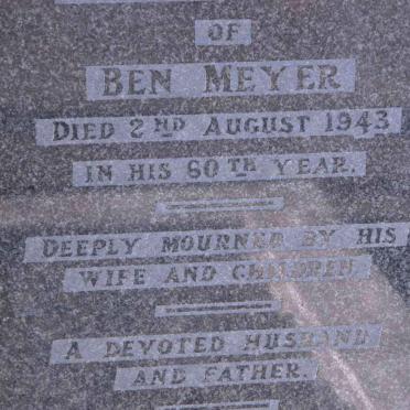 MEYER Ben -1943