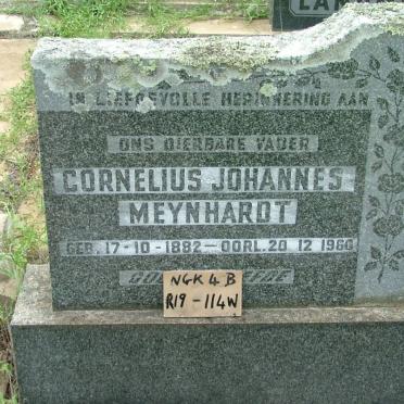 MEYNHARDT Cornelius Johannes 1882-1960