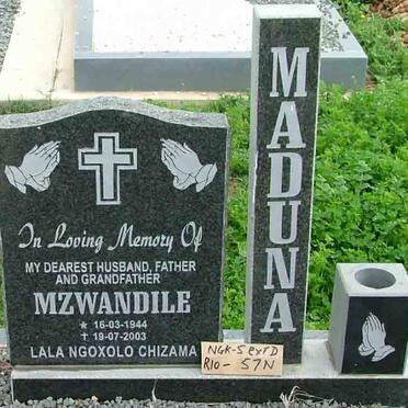 MADUNA Mzwandile 1944-2003