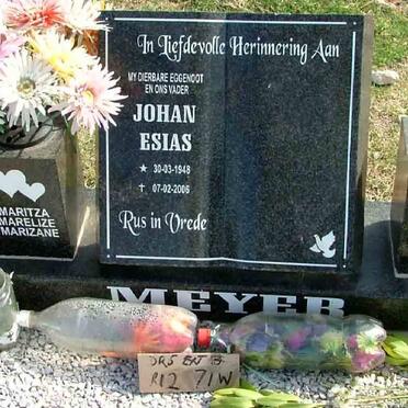 MEYER Johan Esias 1948-2006