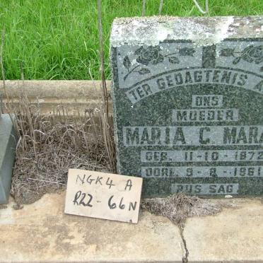 MARAIS Maria G. 1872-1961