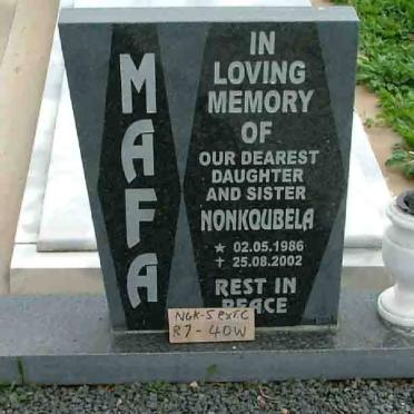 MAFA Monkqubela 1986-2002