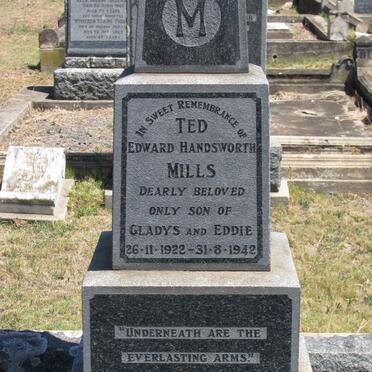 MILLS Edward Handsworth 1922-1942