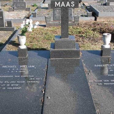 MAAS Michael William 1920-1979 &amp; Anna Catharina 1926-2006