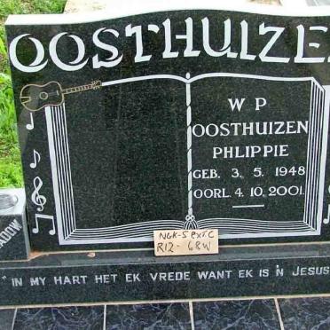 OOSTHUIZEN W.P. 1948-2001
