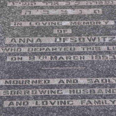 OFSOWITZ Anna -1953
