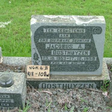 OOSTHUYZEN Jacobus A. 1953-1959