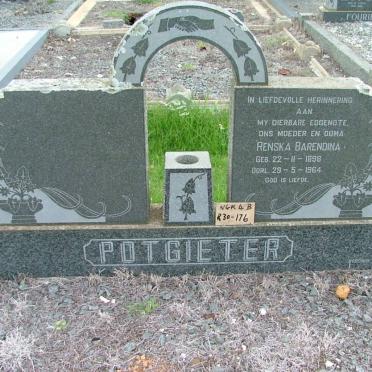 POTGIETER Renska Barendina 1898-1964
