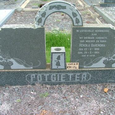 POTGIETER Renska Barendina 1898-1964