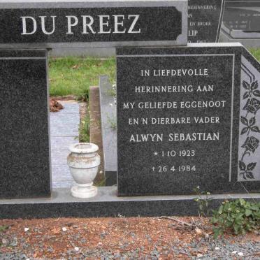 PREEZ Alwyn Sebastian, du 1923-1984