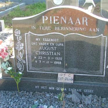 PIENAAR August Christian 1920-1988