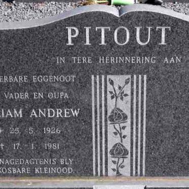 PITOUT William Andrew 1926-1981