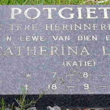 POTGIETER Catherina Louisa 1909-1985