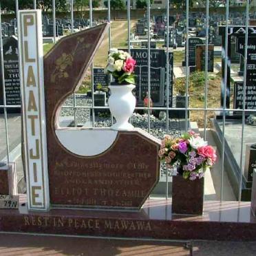 PLAATJIE Elliot Thozamile 1952-2003