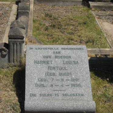 RINTOUL Harriet Louisa nee BUBB 1891-1956
