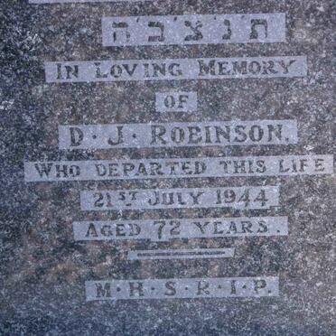 ROBINSON D.J. -1944