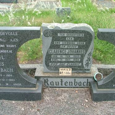 RAUTENBACH Clarence Johannes 1940-1960