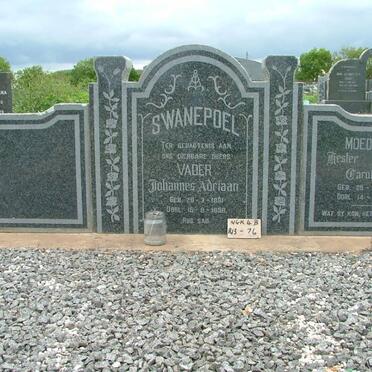 SWANEPOEL Johannes Adriaan 1881-1958 &amp; Hester Johanna Carolina 1890-1954