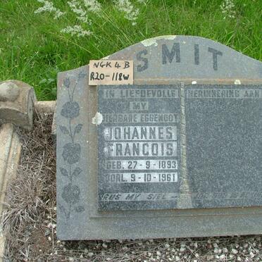SMIT Johannes Francois 1893-1961