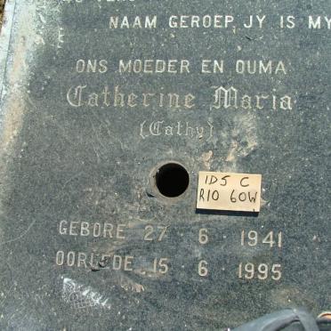 STRYDOM Catherine Maria 1941-1995