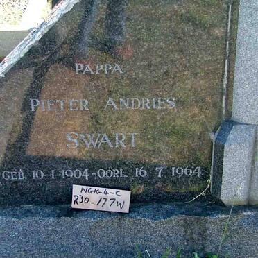SWART Pieter Andries 1904-1964