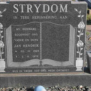 STRYDOM Jan Hendrik 1925-1978
