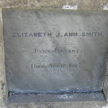 SMITH Elizabeth Jean Ann 1827-1827