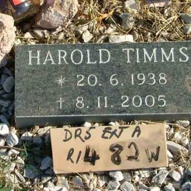 TIMMS Harold 1938-2005