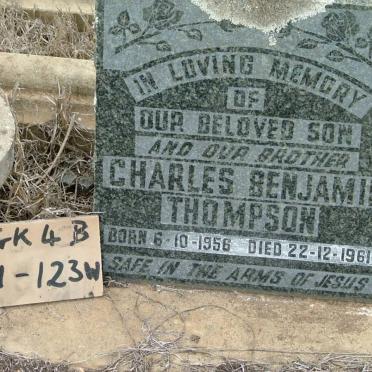 THOMPSON Charles Benjamin 1956-1961