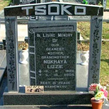 TSOKO Nokhaya Lizzie 1926-2005