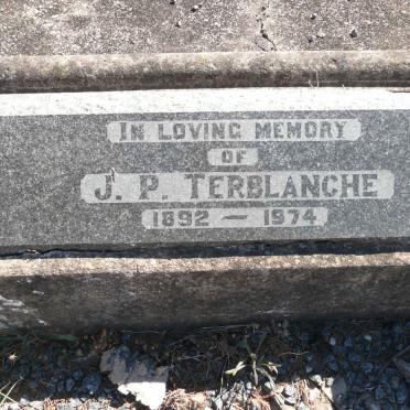 TERBLANCHE J.P. 1892-1974