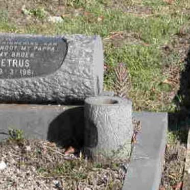 TONDER Cornelius Jacobus, van 1922-1981 :: LOUW Gabriel Petrus 1955-1981