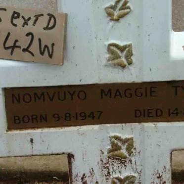 TYATYA Nomvuyo Maggie 1947-2003