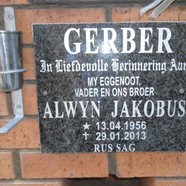 GERBER Alwyn Jakobus 1956-2013