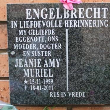 ENGELBRECHT Jeanie Amy Muriel 1959-2011