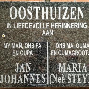 OOSTHUIZEN Jan Johannes &amp; Maria STEYN