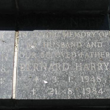 ALEXANDER Bernard Harry 1948-1984