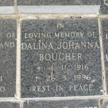 BOUCHER Dalina Johanna 1916-1996