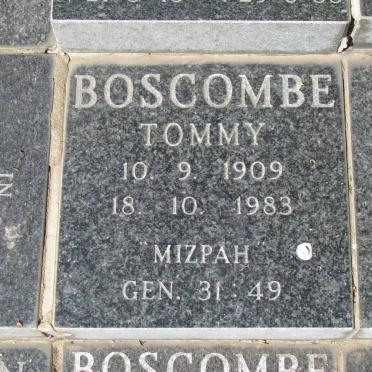 BOSCOMBE Tommy 1909-1983