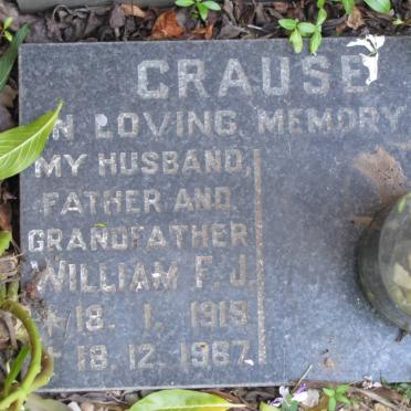 CRAUSE William F.J. 1919-1987