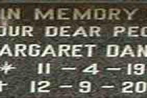 DANIELL Margaret 1935-2004